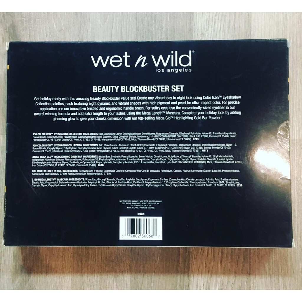 Bảng màu mắt Wet n Wild Beauty Blockbuster Collection