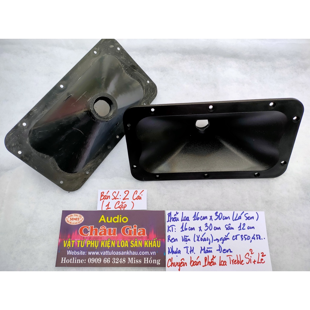 Phễu loa treble 16cm x 30cm 2 cái Audio Châu Gia Chưa Có Đánh Giá