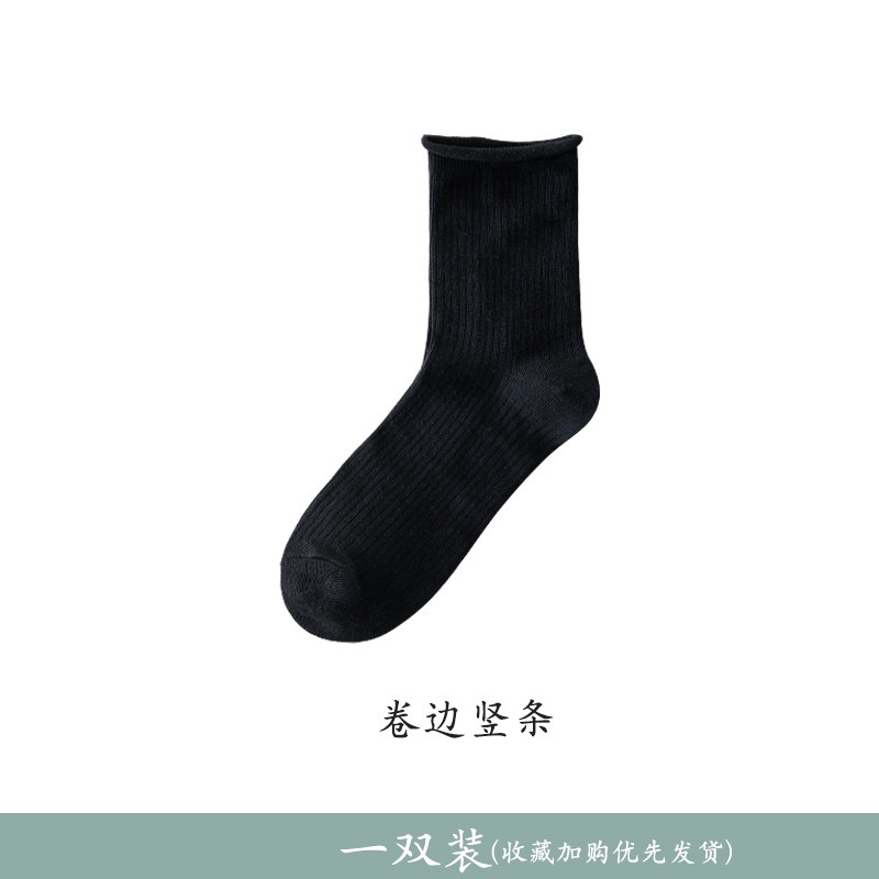 Vớ Ren Trắng Đen Phong Cách Lolita Dễ Thương Cho Nữ