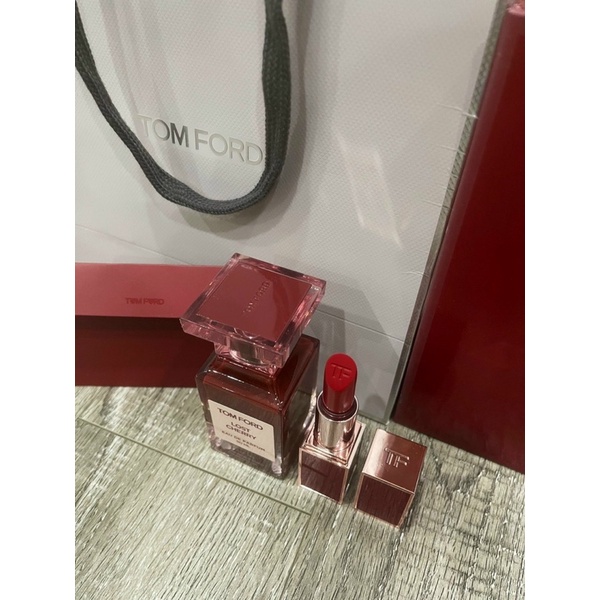 Set Nước hoa và Son Tom Ford Lost Cherry