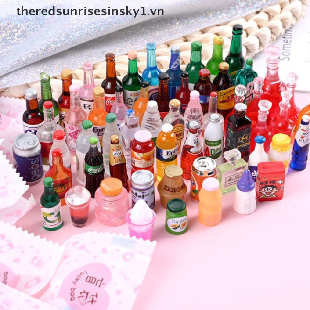 HFTOY  Set 10 mô hình thức ăn mini không độc hại dùng trang trí/ làm đồ chơi giảm căng thẳng