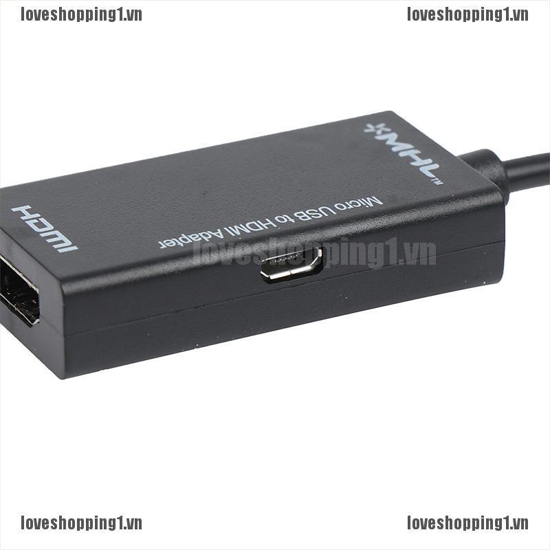 Cáp Chuyển Đổi Từ Mhl Micro Usb Sang Hdmi Dành Cho Điện Thoại Android