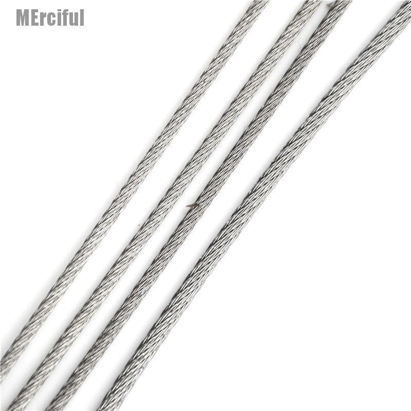 Set 10 dây móc chìa khóa bằng thép không gỉ 10 / 15 / 20cm llu thời trang