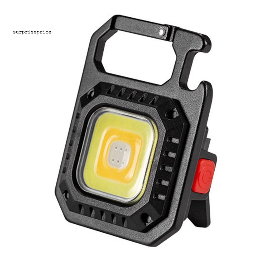 1 Bộ Móc Khóa Đèn Pin Mini Bỏ Túi Kèm Khung 7 Chế Độ Chiếu Sáng