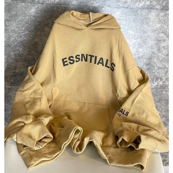 Áo nỉ mũ hoodie ESSENTIALS chất nỉ ngoại bao đẹp Phom to đại unisex ,hàng treo shop ok | BigBuy360 - bigbuy360.vn