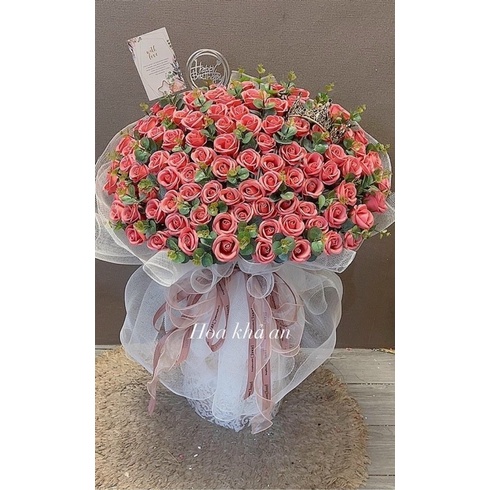 [Hoa Khai Trương] Bó hoa siêu cấp, Sáp 4 lớp cao cấp cực đẹp. siêu to. có giao Hoả Tốc