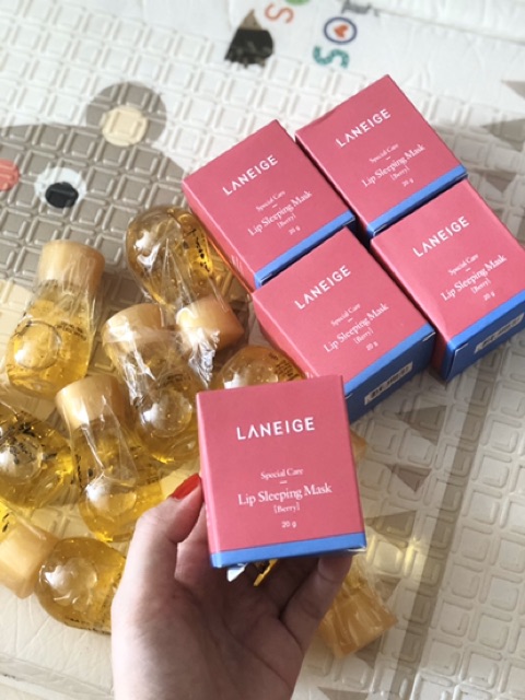 😍😍😍 Ủ MÔI LANEIGE - BÙA YÊU CHO LÀN MÔI CỦA BẠN FUll size 20g ( thủy tinh) /2xx