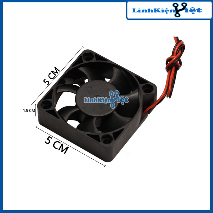 Quạt Tản Nhiệt 5x5x1.5cm 12VDC