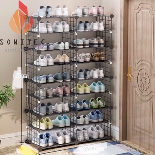 KỆ ĐỂ GIÀY DÉP 16 ô bằng lưới thép chắc chắn A550