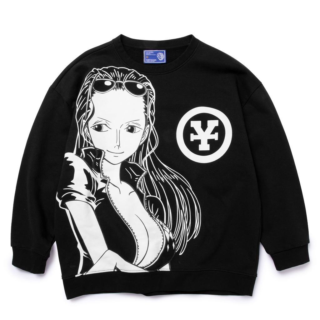 Áo DirtyCoins x One Piece Robin Sweatshirt - Black