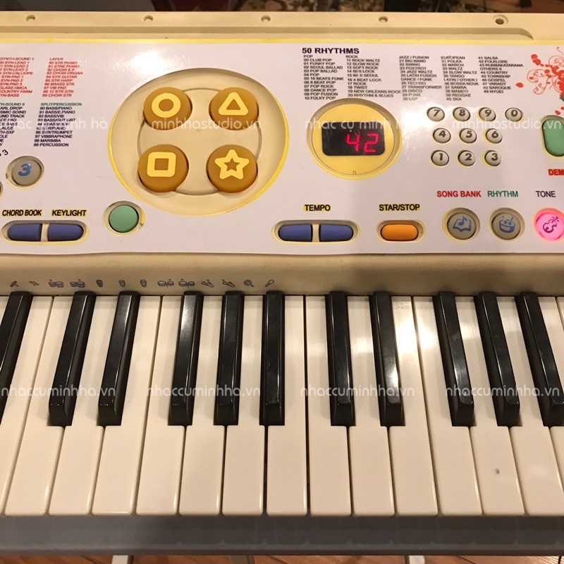 Đàn Organ Casio Lk-38 nội địa Nhật, phím led phát sáng, âm sắc và điệu rất hay