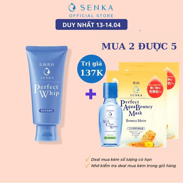 Sữa rửa mặt tạo bọt chiết xuất tơ tằm trắng Senka Perfect Whip 120g_14839 #3
