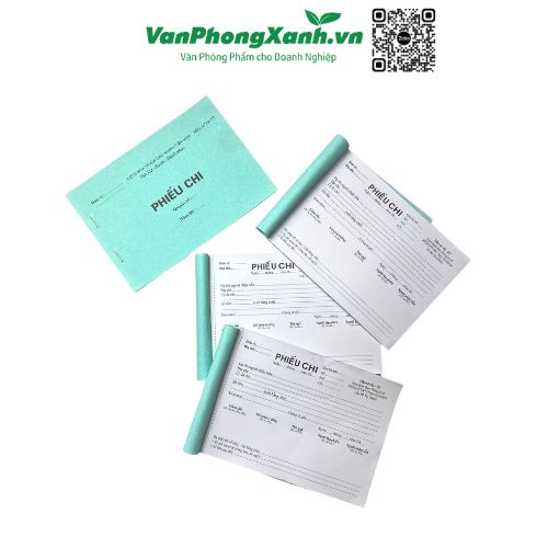 Phiếu Thu, Chi, Xuất, Nhập kho 1 liên A5