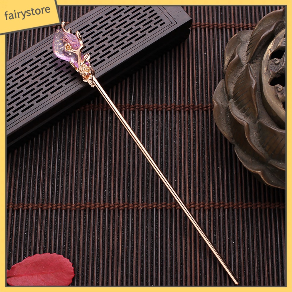 Trâm Cài Tóc Kim Loại Phong Cách Trung Hoa Cho Nữ