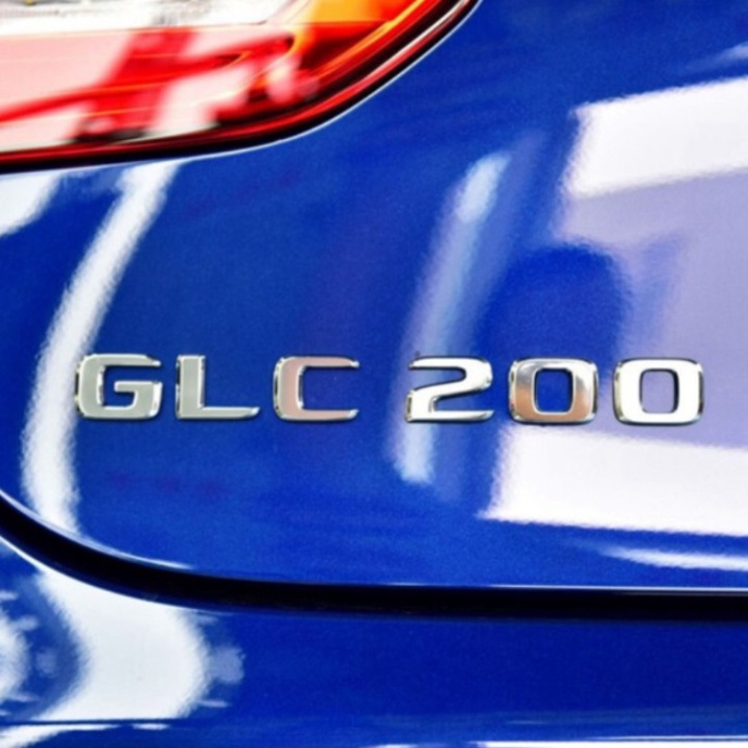 [GIÁ SỐC - HÀNG CHÍNH HÃNG] Sản phẩm  Decal tem chữ GLC300, GLC250, GLC200 dán đuôi xe hơi, ô tô