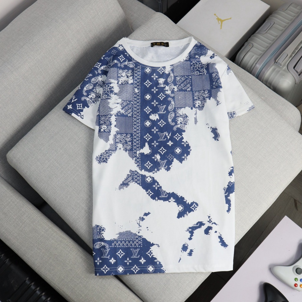 Áo Thun Cổ Tròn Tay Ngắn Vải Cotton Thoáng Mát ⚡The Lizard⚡