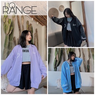 ÁO BOMBER NỈ TRÁI TIM FORM RỘNG