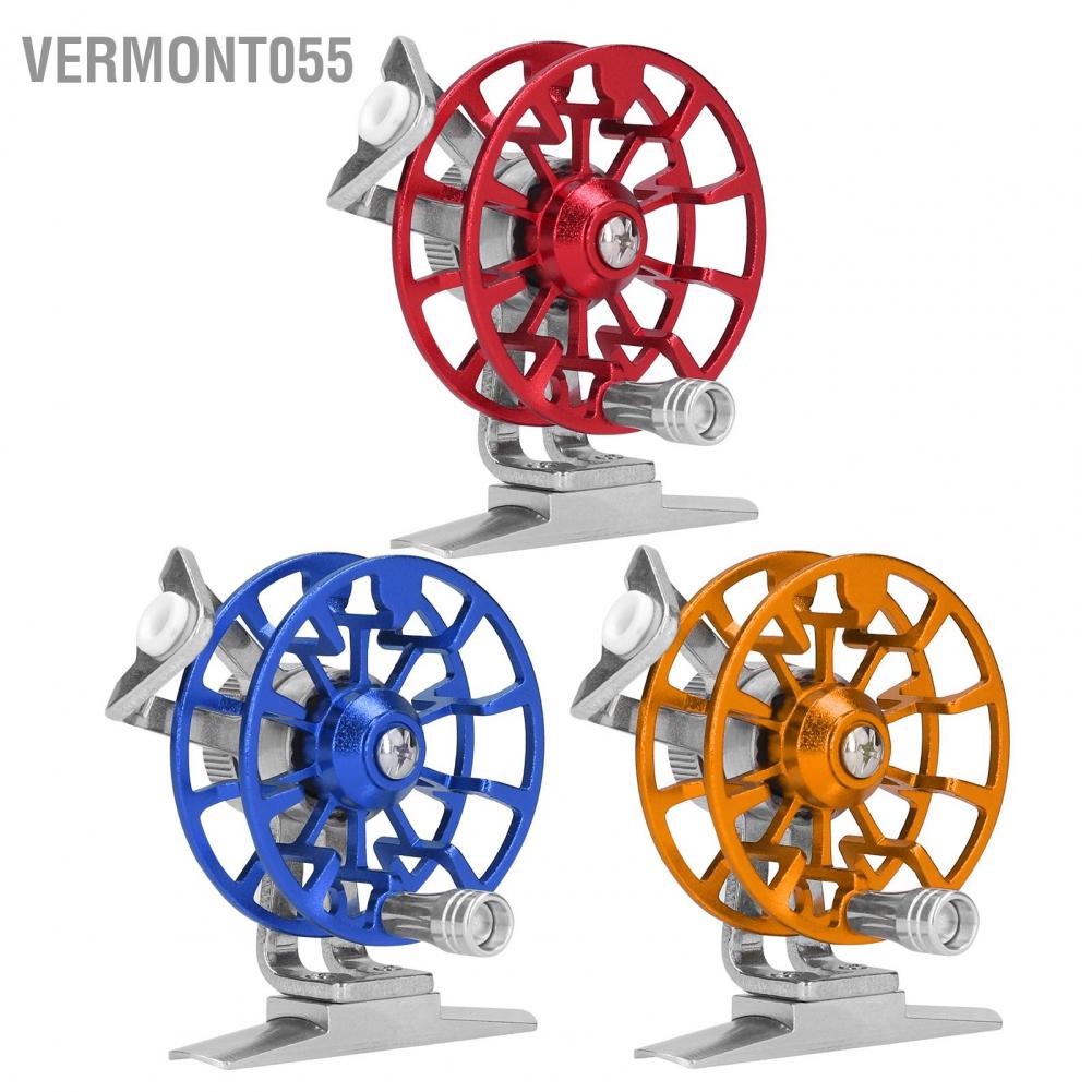 Hàng Hot Bánh xe câu cá di động bằng nhôm Hợp kim nhôm Ruột quay tay phải Tiết kiệm sức lao động Vermont055 Hàng giao ngay