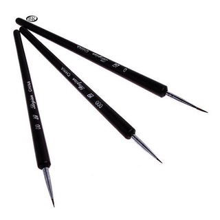 Bộ 3 cọ thư pháp ( vẽ hoạt hình trên móng, cọ tô màu)