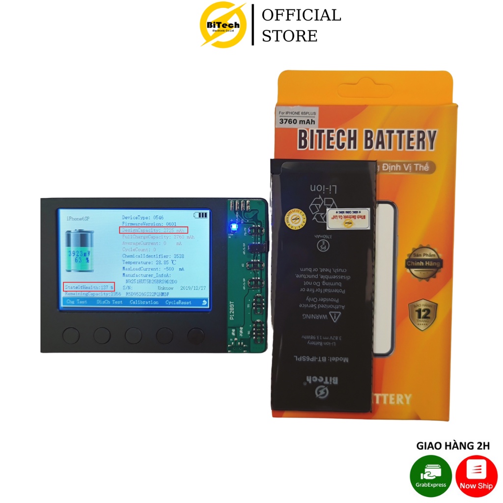 Pin điện thoại dung lượng cao BITECH BT-6SPLUS