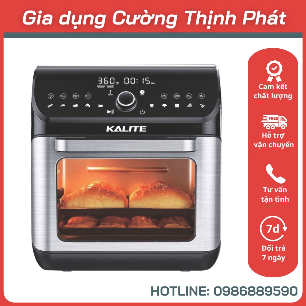 Nồi Chiên Không Dầu KALITE KL1200 - [Hot 2021] - Dung tích 12L