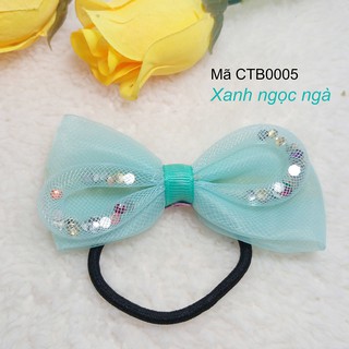 [Xả hàng] SET 4 ĐỒ CỘT TÓC NƠ LỚN 10cm [ảnh+video thật]