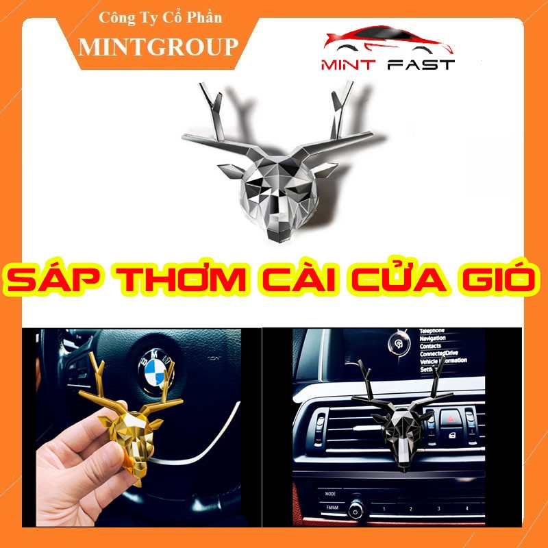 Nước hoa ô tô đầu hươu cài cửa gió điều hòa nâng tầm đẳng cấp xế yêu của bạn