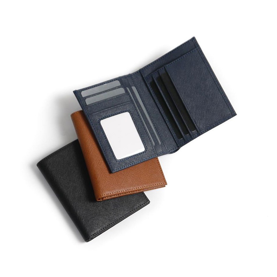 [Mã WABRWB24 giảm 30K đơn 99K] Ví Ngắn Gập Da BASIC Da Saffiano Nhập Khẩu Cao Cấp Chống Thấm Nước Nam Nữ | BigBuy360 - bigbuy360.vn