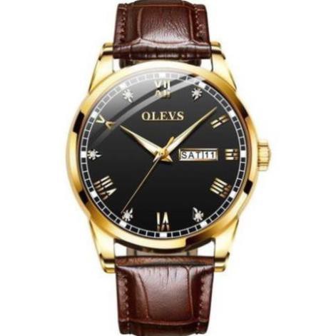 [Chính Hãng 100%] Đồng Hồ Nam - Đồng hồ thời trang nam OLEVS OL6602 dây da chính hãng size 40mm | BigBuy360 - bigbuy360.vn