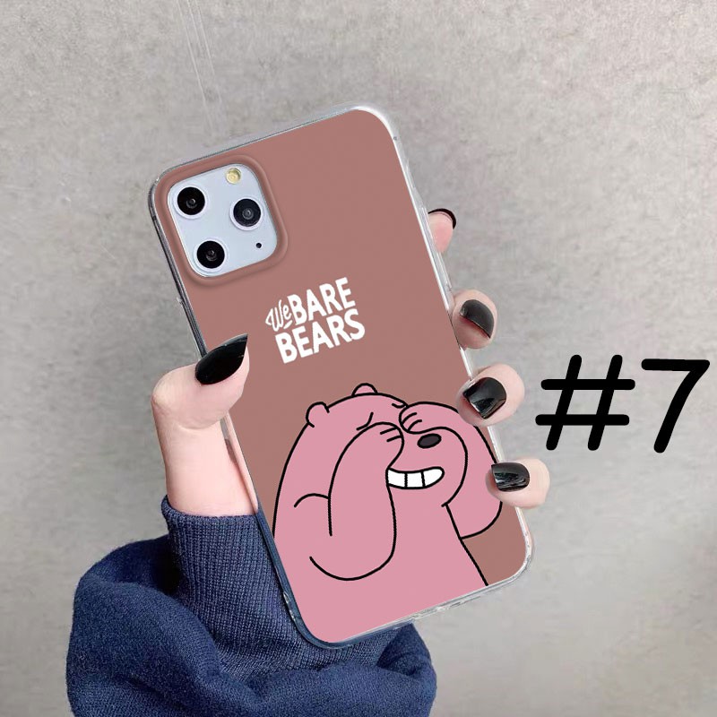 Ốp điện thoại mềm in hình gấu We Bare Bears 2 cho Vivo Y53 Y55 Y71 Y71I Y81 Y81I Y91 Y95 Y67 V5 V5S