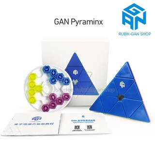 Rubik GAN Pyraminx M Có Nam Châm Cao Cấp Sticleless Enhanced, Explore, Standard