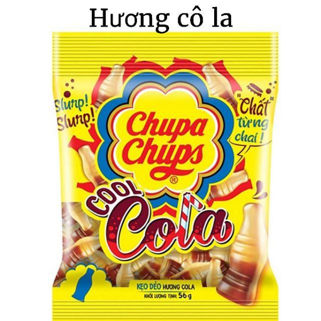 Kẹo dẻo chupa chups gói 24g (panda, cola, bites, rainbow)