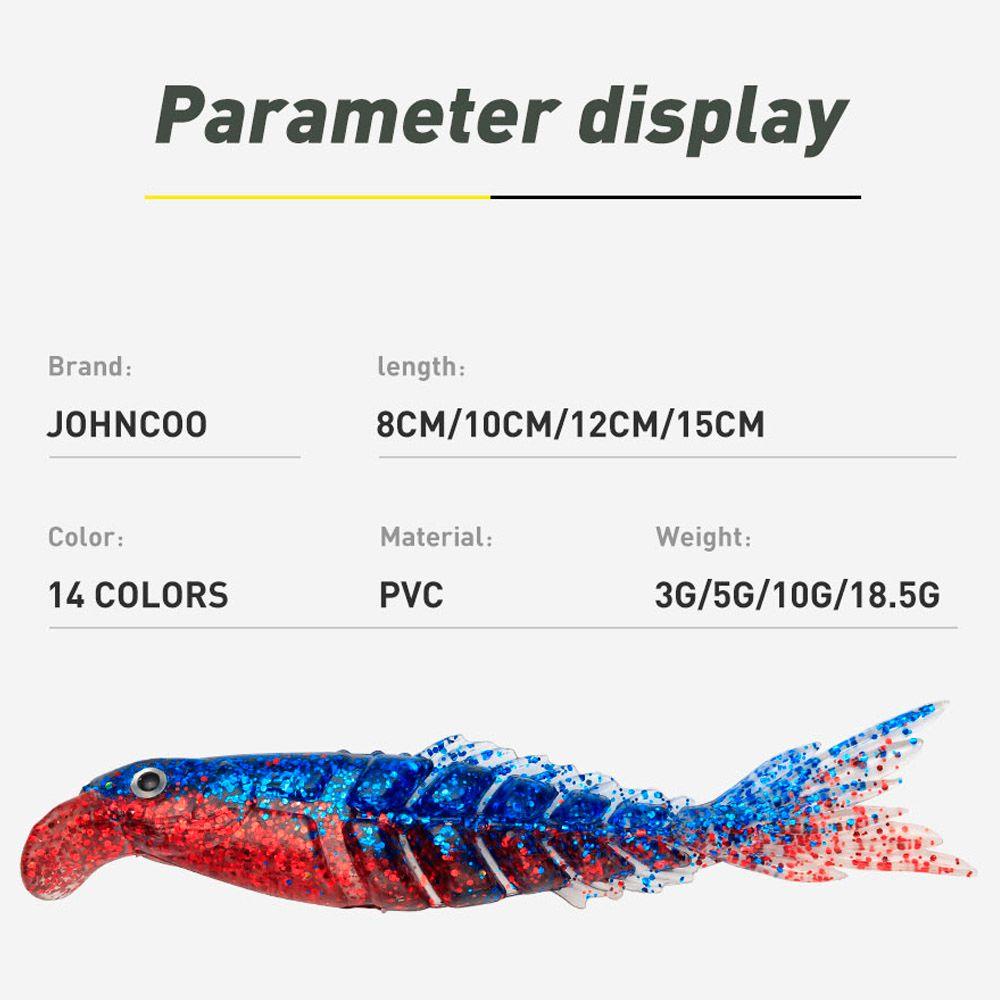 MUVAKO Mồi Câu Cá Nhân Tạo Bằng Nhựa Mềm Tiện Dụng