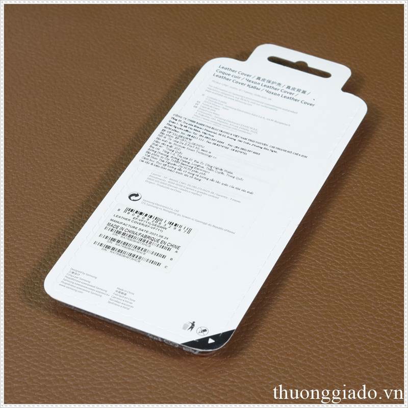 Ốp lưng da Samsung Galaxy Z Flip3 5G, Z Flip 3 5G Leather Cover Chính Hãng