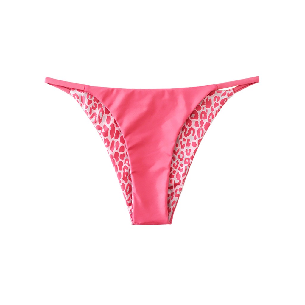 Quần bơi lẻ BOLD BIKINI 2in1 (Mặc được cả 2 mặt) báo hồng