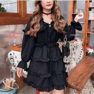Đầm tiểu thư tay bèo HANA75