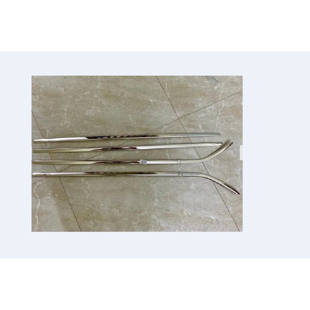 Nẹp Chân Kính  Attrage 2017-2021 inox