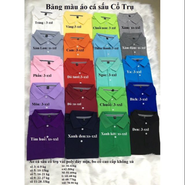 Áo thun cá sấu chất poly siêu đẹp