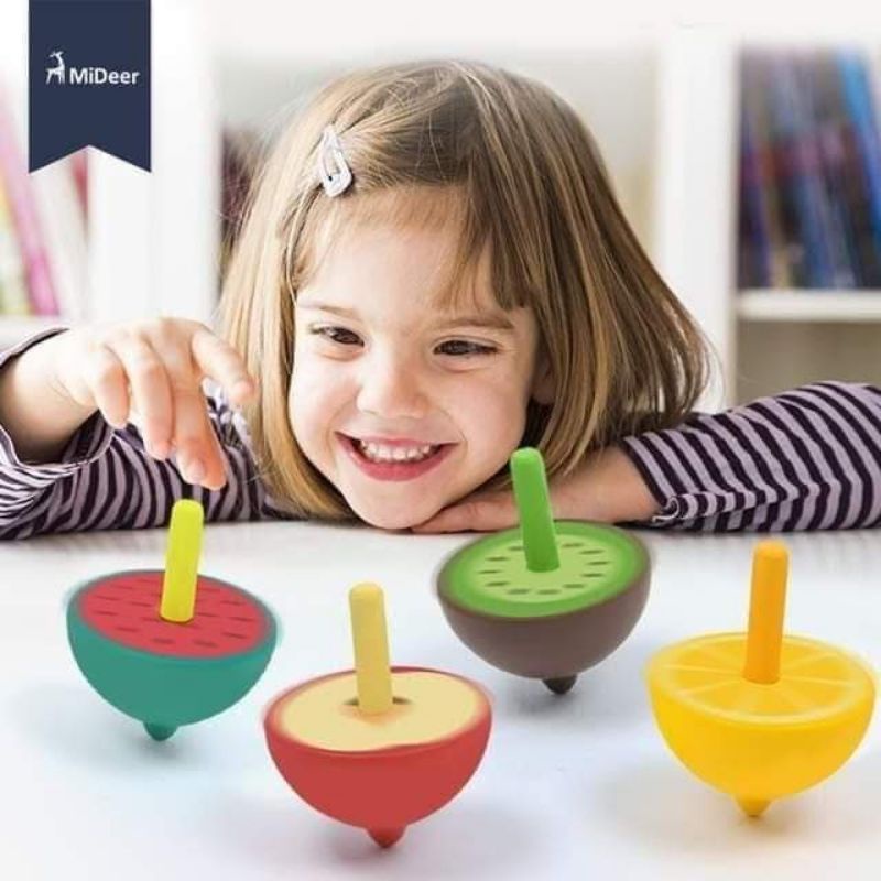 ĐỒ CHƠI CON QUAY MIDEER HÌNH TRÁI CÂY
