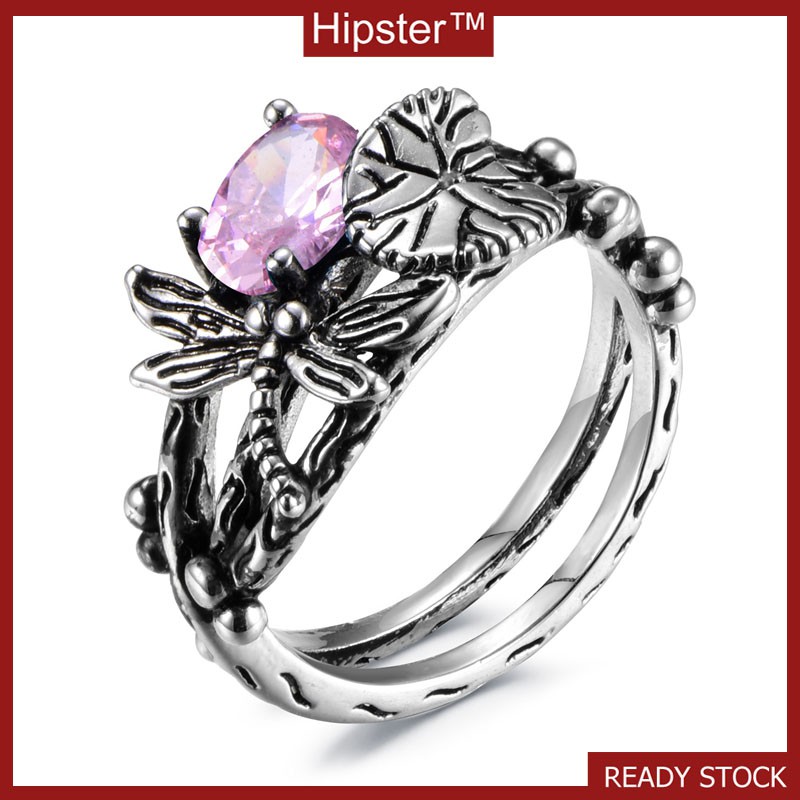 Nhẫn Bạc Thái Lan Cổ Điển Sáng Tạo Cho Nữ