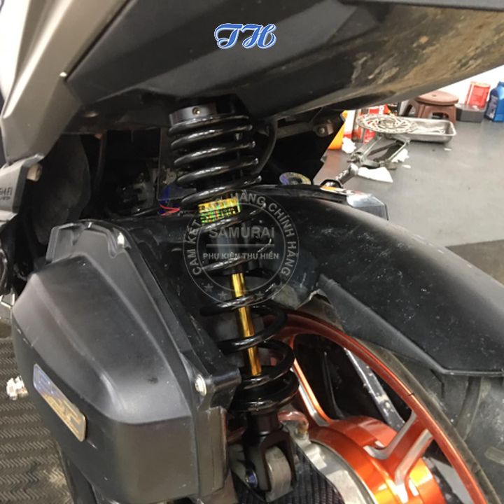 Phuộc RCB C Series chính hãng racing boy bản thường, và bản đặt biệt đen ty vàng cho Honda Vario, Click
