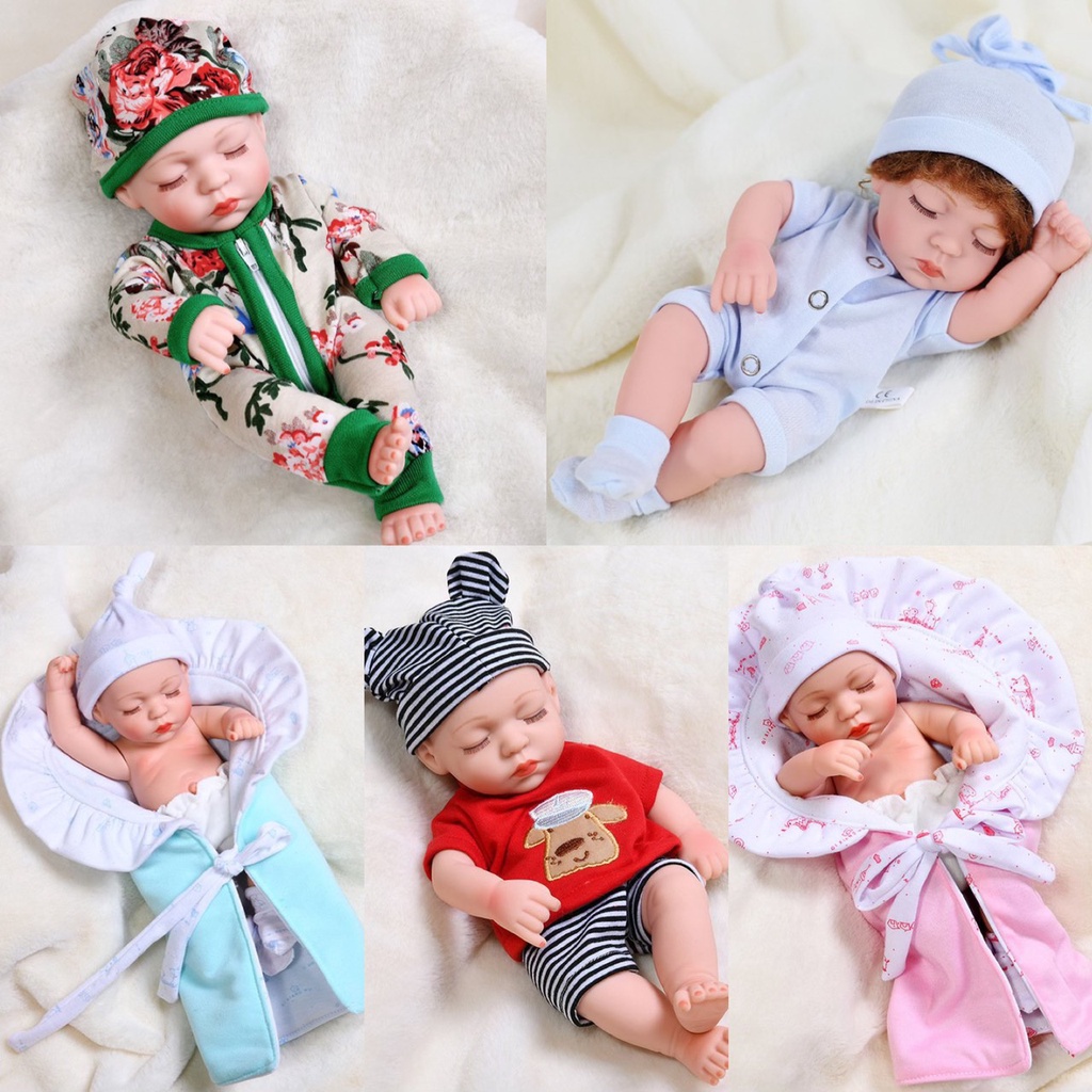 Búp Bê Em Bé Silicon Không Phát Âm Thanh 30 Cm