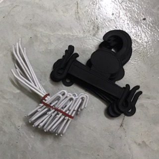 Tay Cài Lưới 30 Chiếc DÀI 10Cm và Móc Dép Ngắn 50 Chiếc Nhựa Dẻo