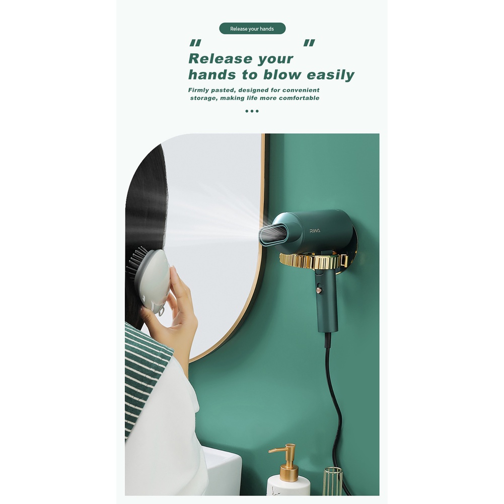 Mới Bền Máy Sấy Tóc Treo Giá Đỡ/Phòng Tắm Máy Sấy Tóc Lưu Trữ Gác/Abs Kệ Khô Hơn Móc Treo lưu Trữ Móc Ins Phụ Kiện Phòng Tắm