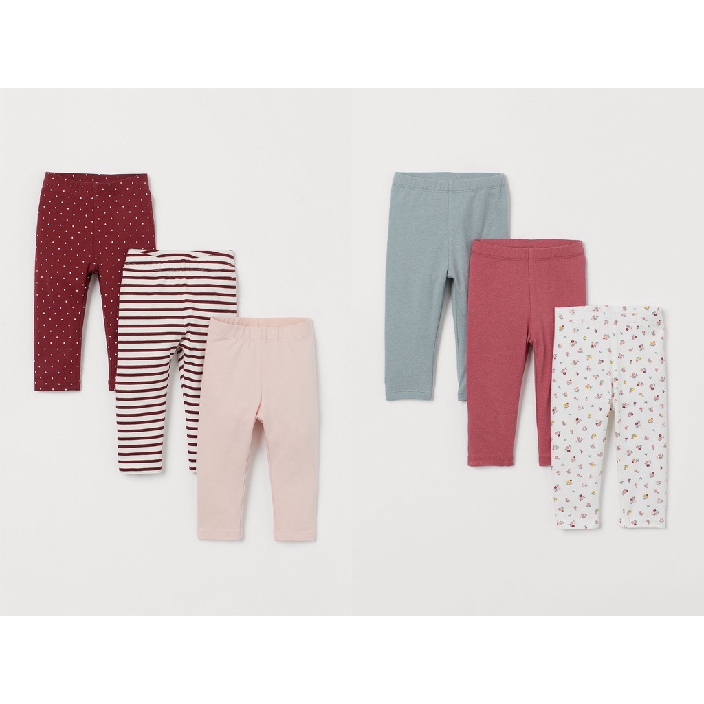 Set 3 quần cotton bé gái HM Auth sale (HM China)
