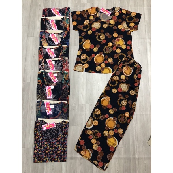 Đồ bộ tole lanh ống rộng trung niên