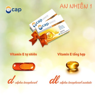 ECAP 400UI - VITAMIN E TỰ NHIÊN
