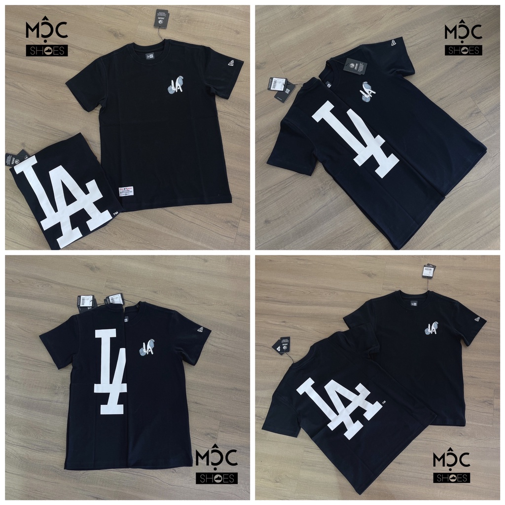 [CHÍNH HÃNG] Áo Thun New Era - LA ngón tay *Đen* - Code: 13086573