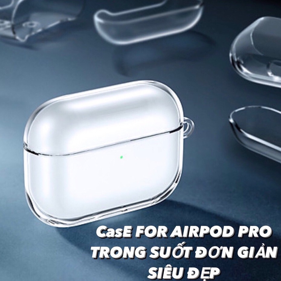 PKTC_Case airpod 2 trong suốt,case airpod pro trong suốt,vừa bảo vệ tai nghe,vừa giữ nguyên nét đẹp,chống va đập,sử dụng