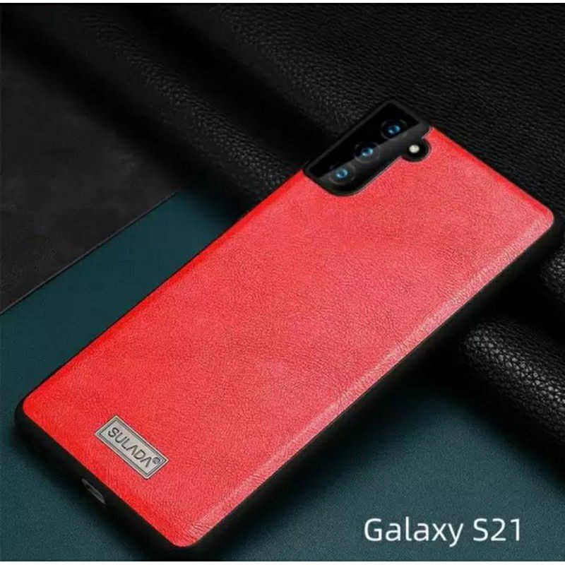 ỐP LƯNG SULADA DA SAMSUNG S21, S21 PLUS, S21 ULTRA CHÍNH HÃNG
